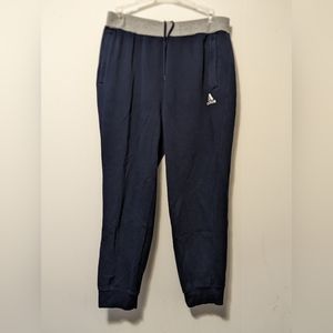 Men Adidas Sweatpants Blue and Gray Waist Size XL